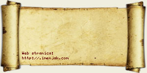 Angelina Pljakić vizit kartica